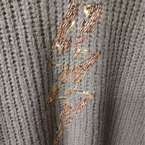 TORRID NEW Plus Size Gray Chunky Knit Pullover Sweater. - Picture 6 of 16